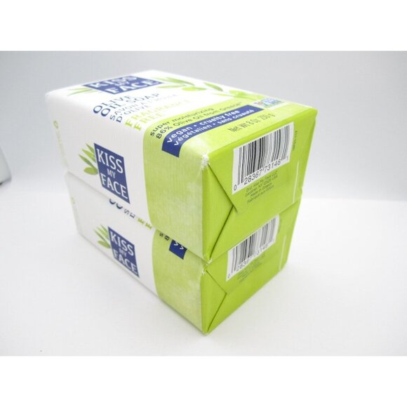 Lot of 2 New Sealed Discontinue Kiss My Face Olive Oil Soap (8 Oz Each) - Picture 3 of 5